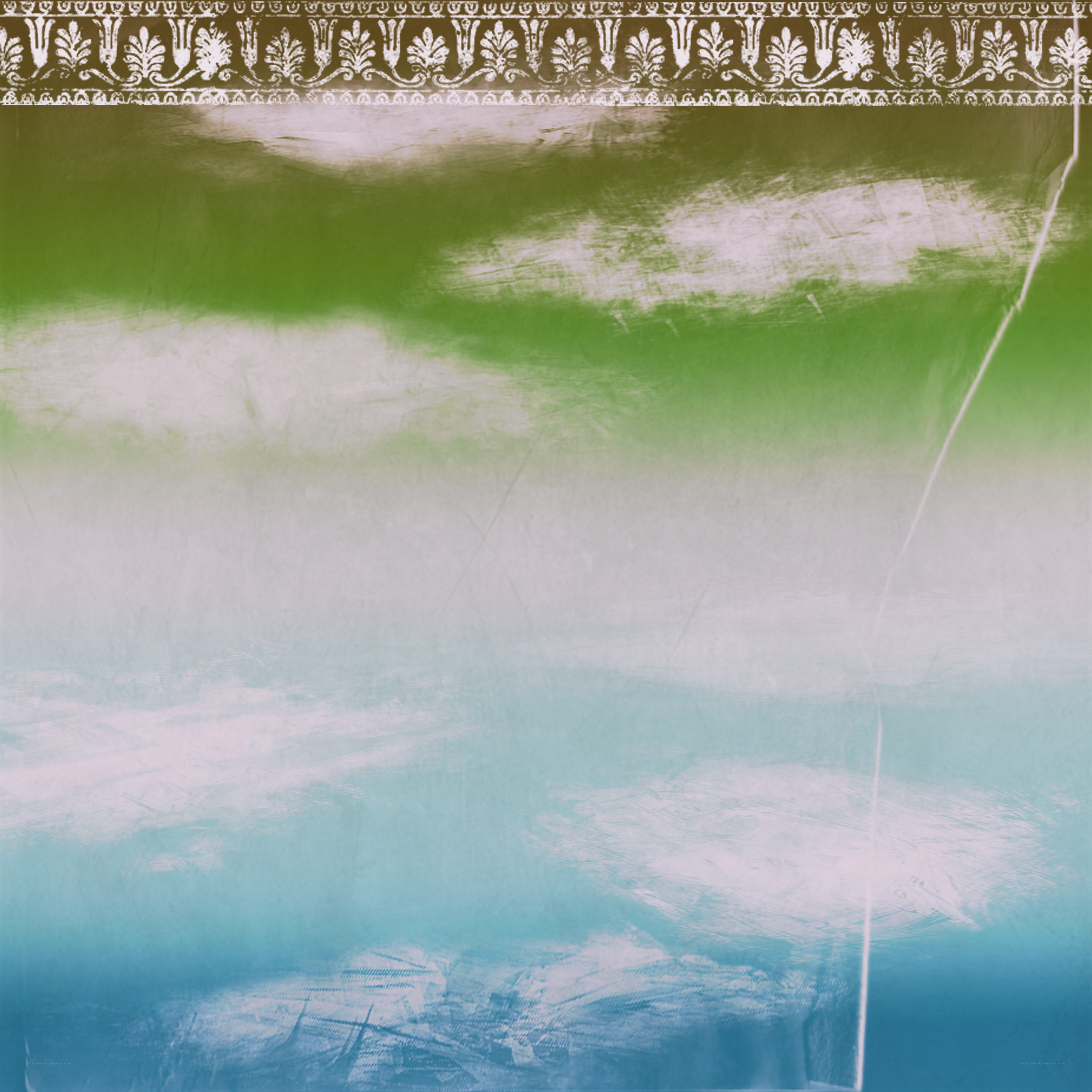 green and blue abstract background