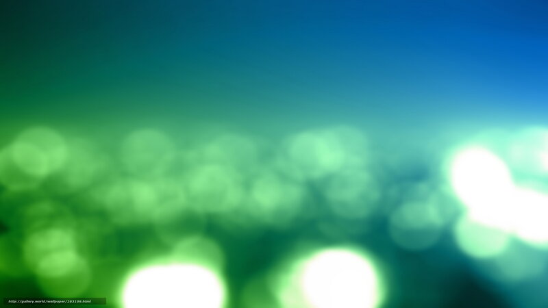 Green and Blue Bokeh Lights — Dreamy