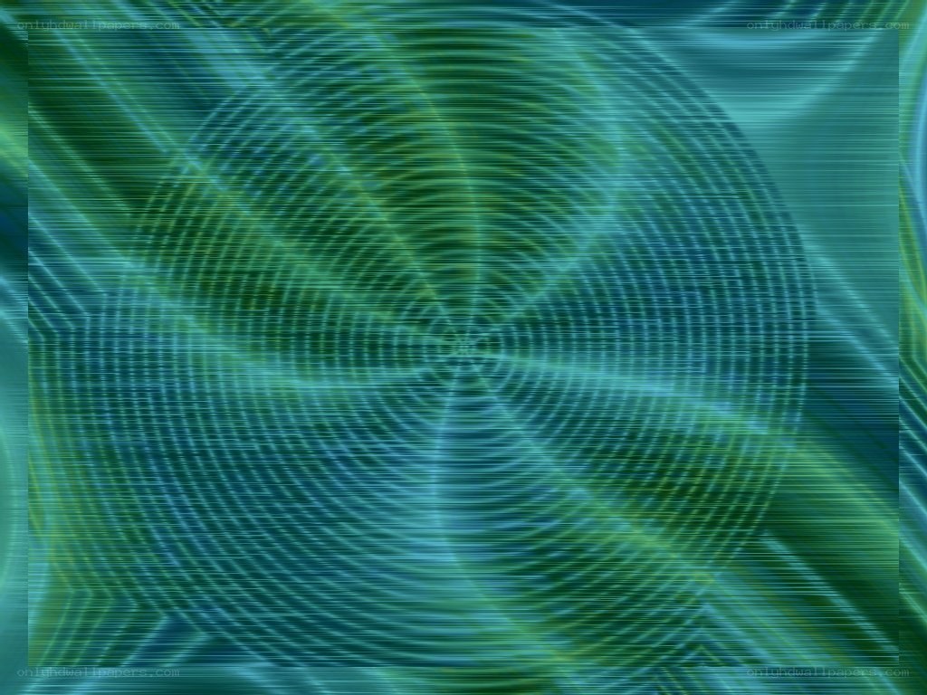 green and blue concentric circles