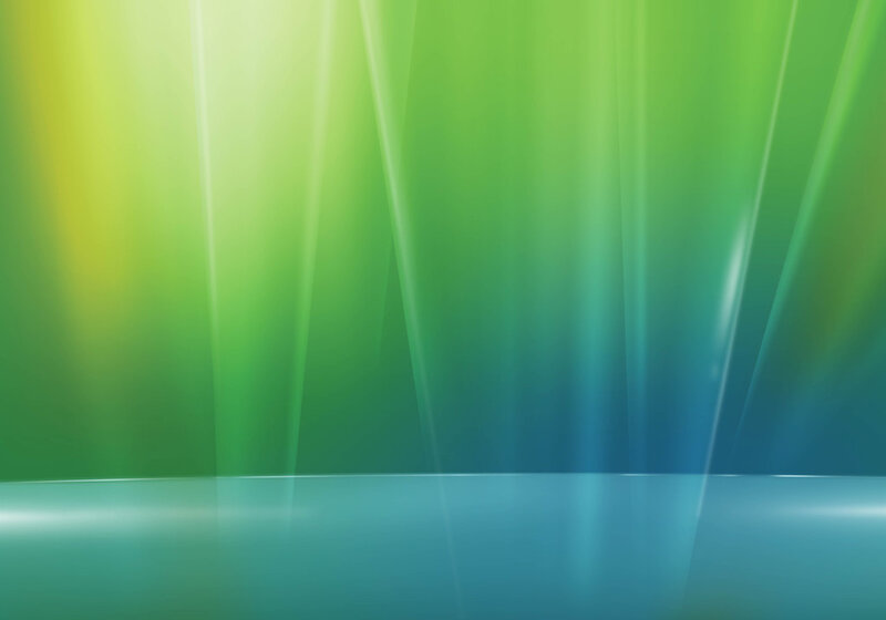 green and blue light rays