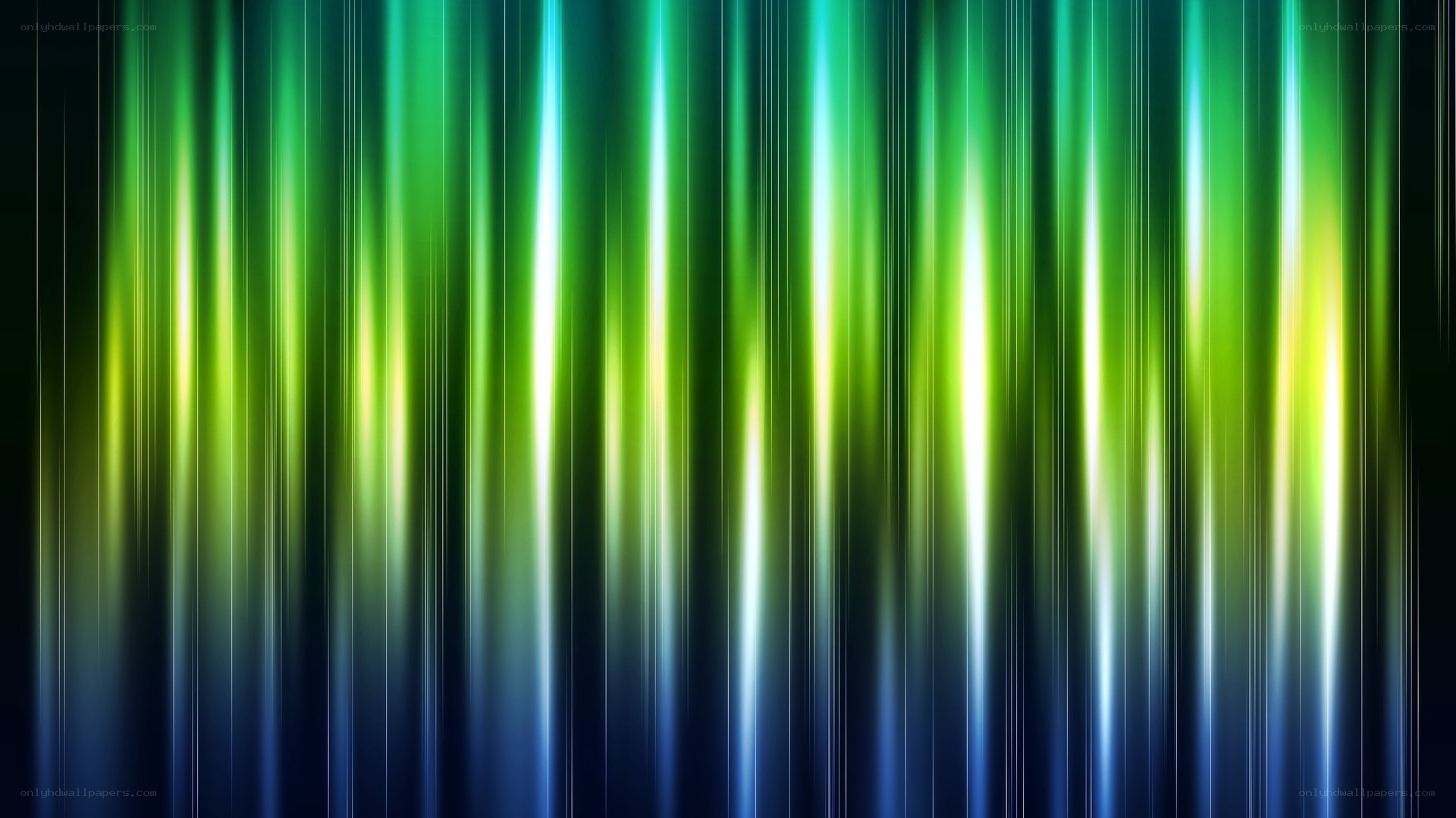 green and blue light streaks