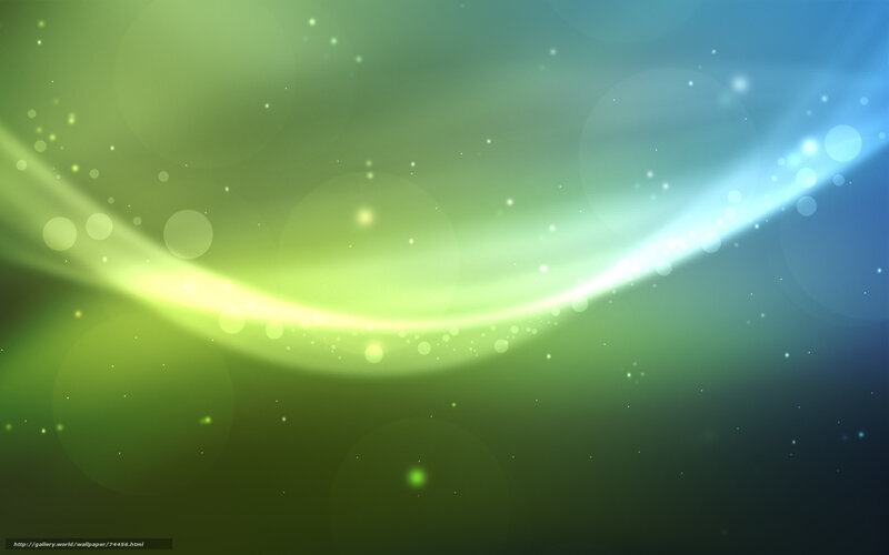 green and blue light waves
