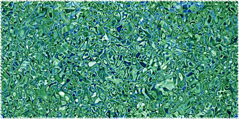 Green and Blue Liquid Texture