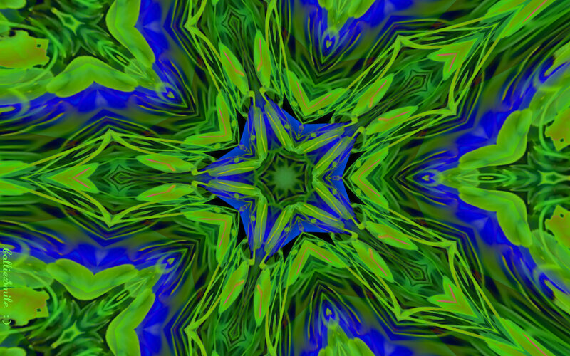 Green and Blue Mandala — Hypnotic