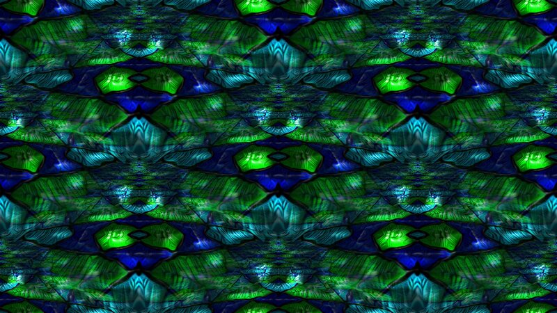 Green and Blue Pattern