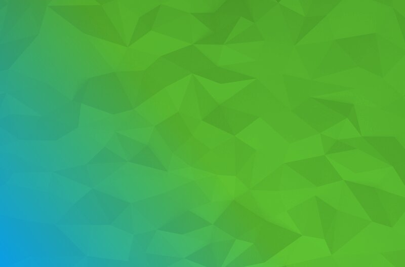 Green and Blue Polygonal Pattern