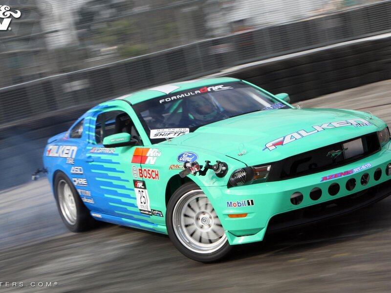 Green and Blue Race Car — Teal