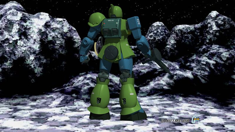 Green and Blue Robot — Dramatic, Night