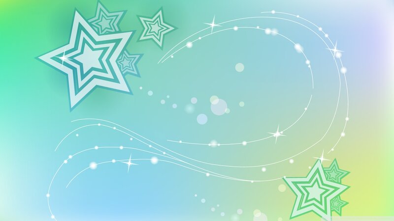 green and blue star background