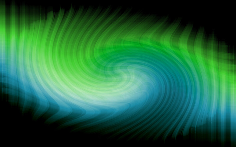 green and blue swirl pattern