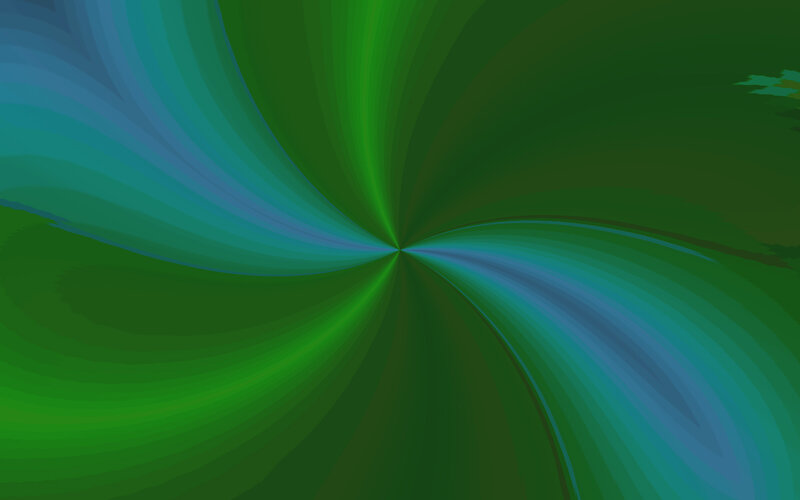 Green and Blue Swirl
