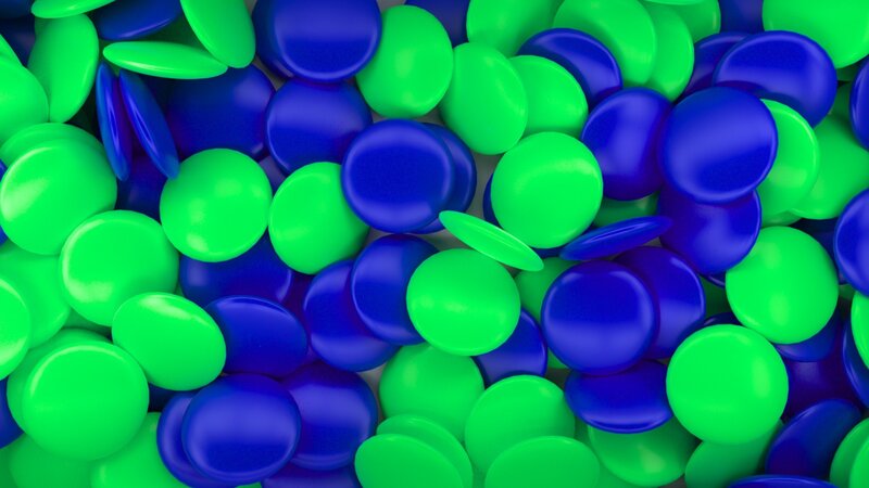 Green and Blue Tokens