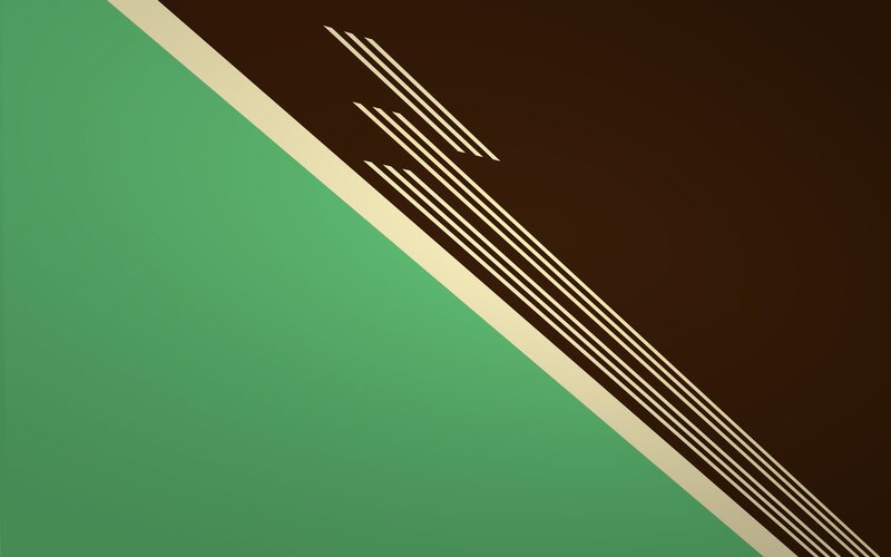 Green and Brown Diagonal Lines