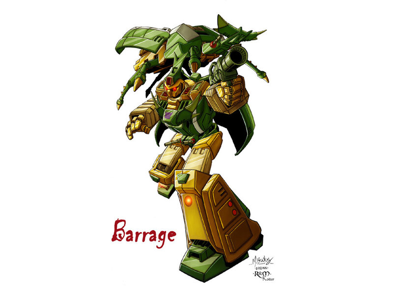 Green and Gold Robot