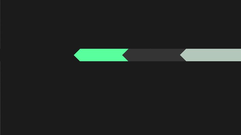 Green and Gray Arrow