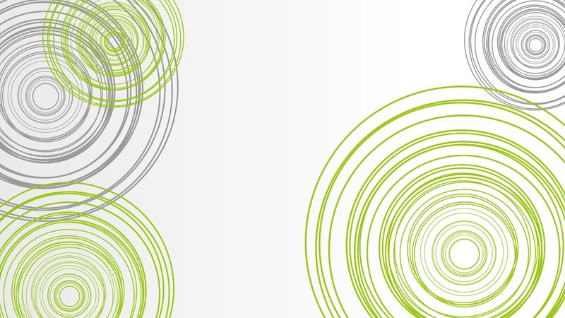 green and gray concentric circles