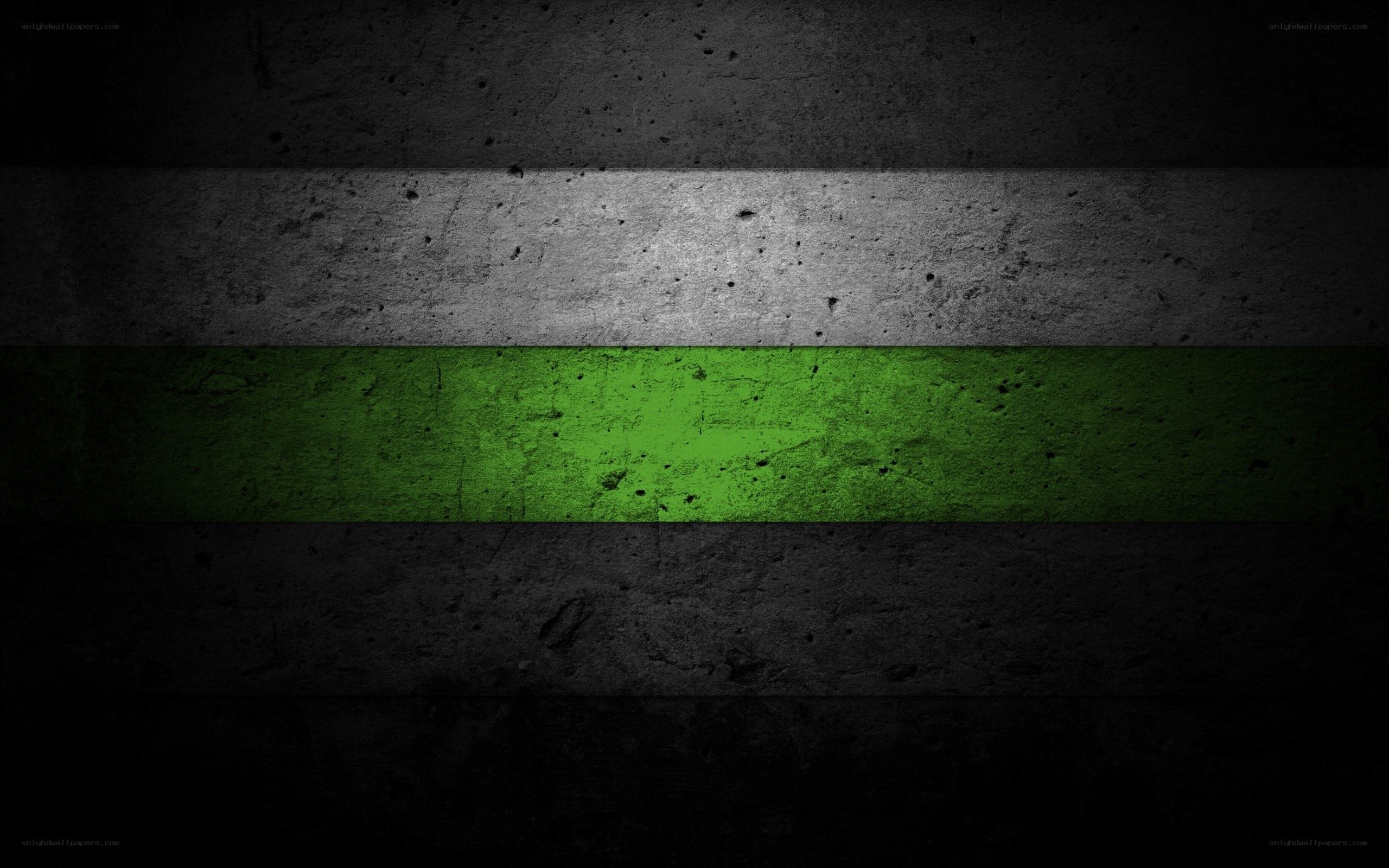green and gray concrete stripes