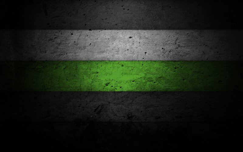 Green and Gray Stripes