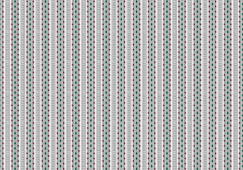 green and maroon striped pattern
