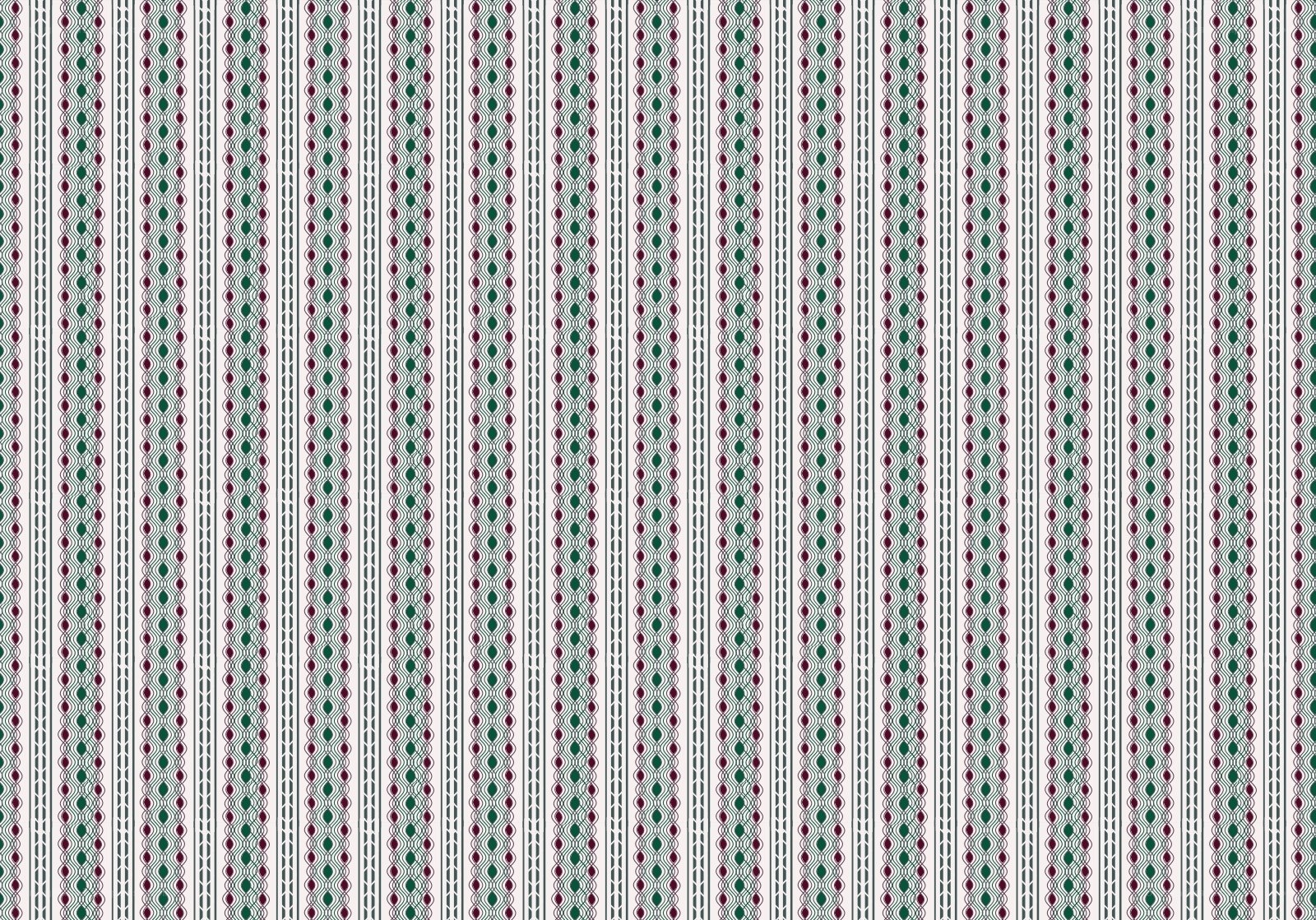 green and maroon striped pattern