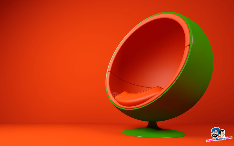 Green and Orange Chair