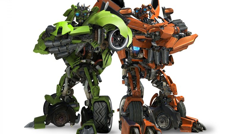 Green and Orange Robots — Dramatic