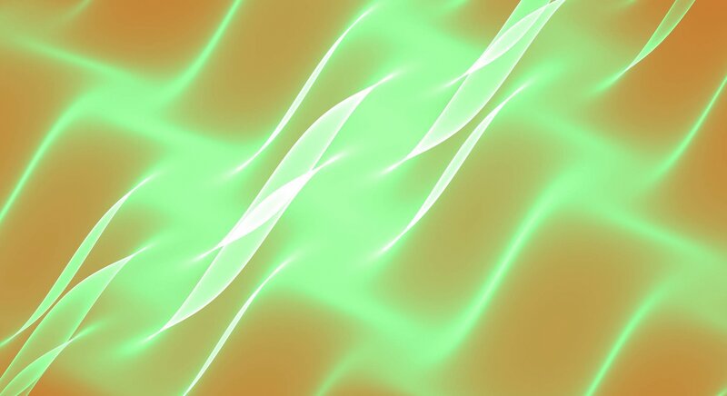 Green and Orange Waves