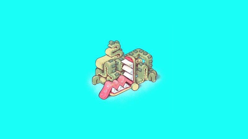 Green and Pink Creature