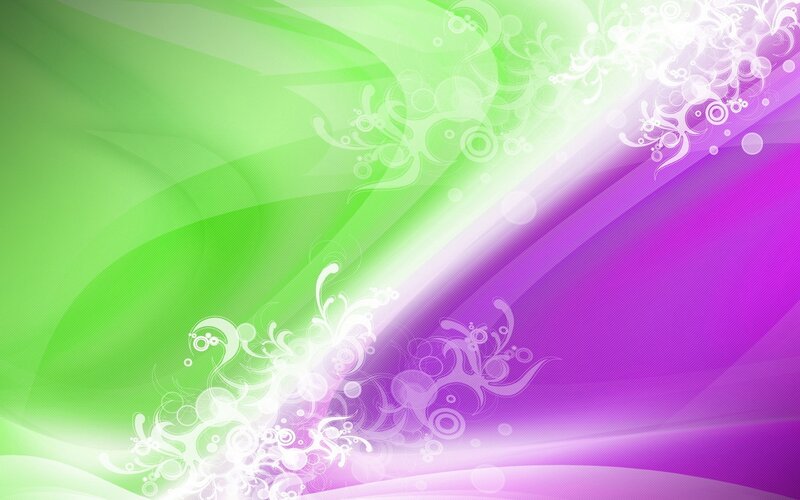 green and purple abstract design