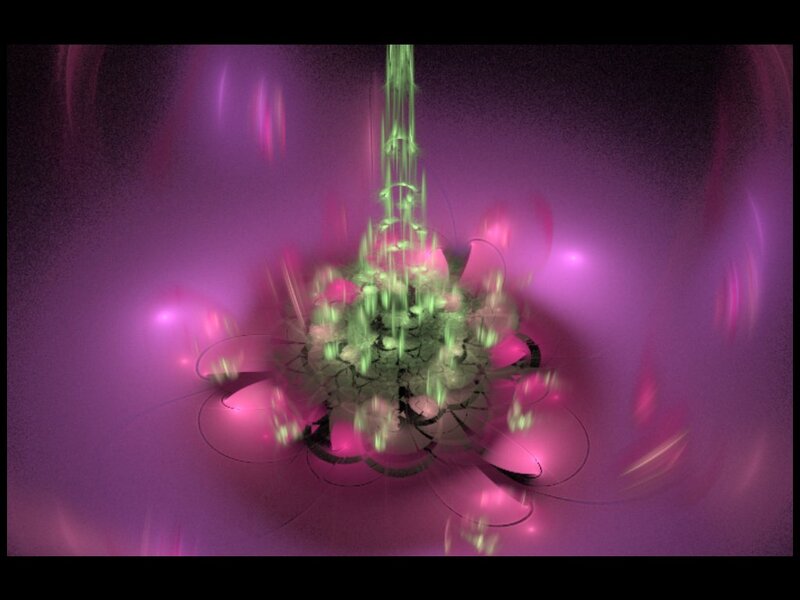 Green and Purple Fractal — Ethereal