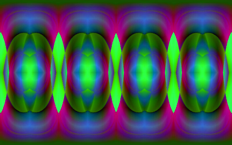 Green and Purple Shapes