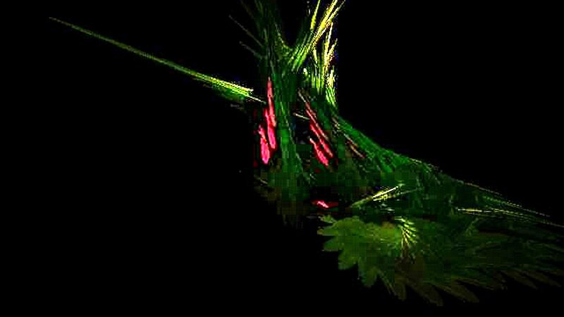 Green and Red Creature
