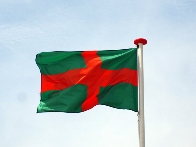 Green and Red Flag