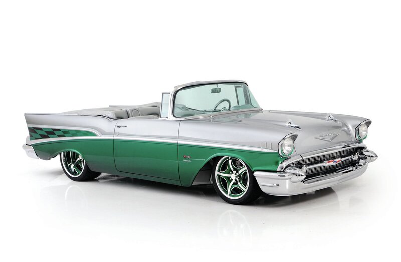 Green and Silver Convertible
