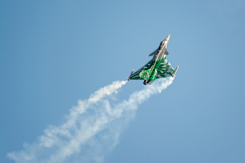 Green and Silver Jet