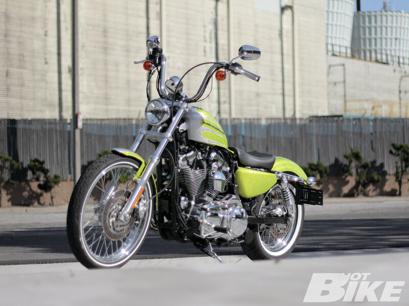 Green and Silver Motorcycle — Lime Green