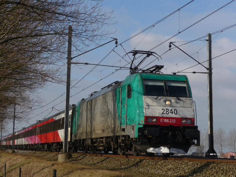 Green and Silver Train
