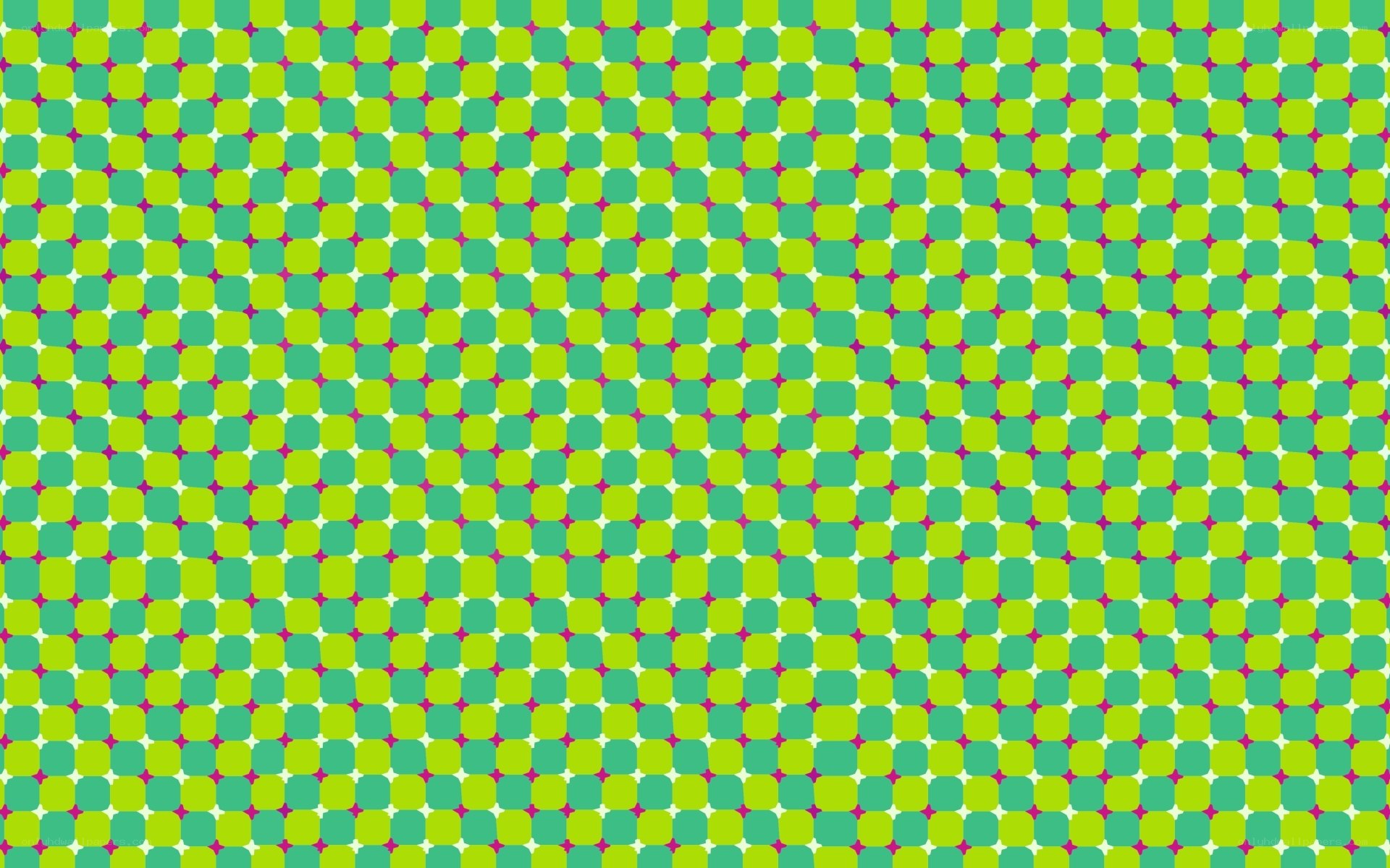 green and teal optical pattern