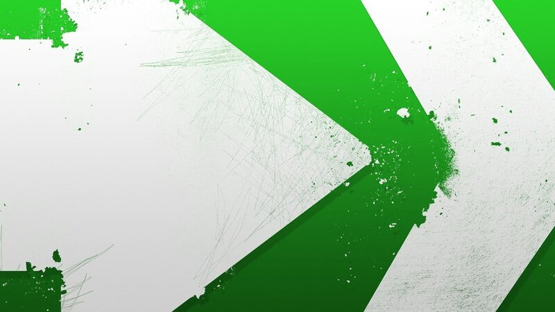 Green and White Abstract Design — Dynamic