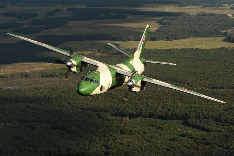 Green and White Airplane