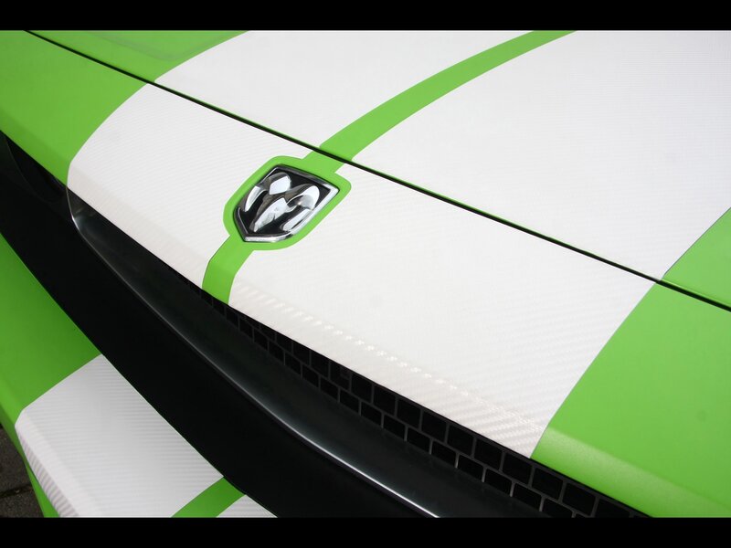 green and white car hood