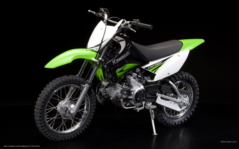 Green and White Dirt Bike — Dramatic, Photograph, Motorcycle, Seat