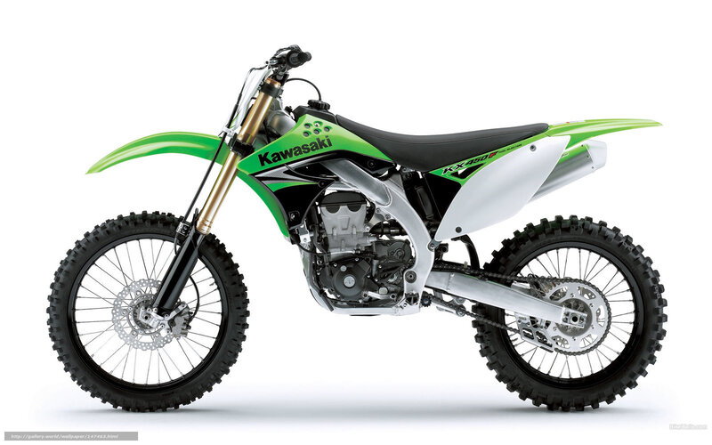 Green and White Dirt Bike — Neutral, Photograph, Motorcycle, Seat