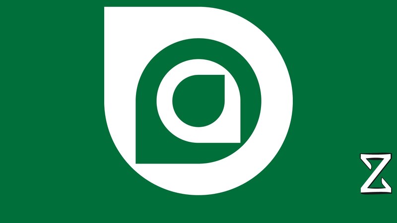 Green and White Logo