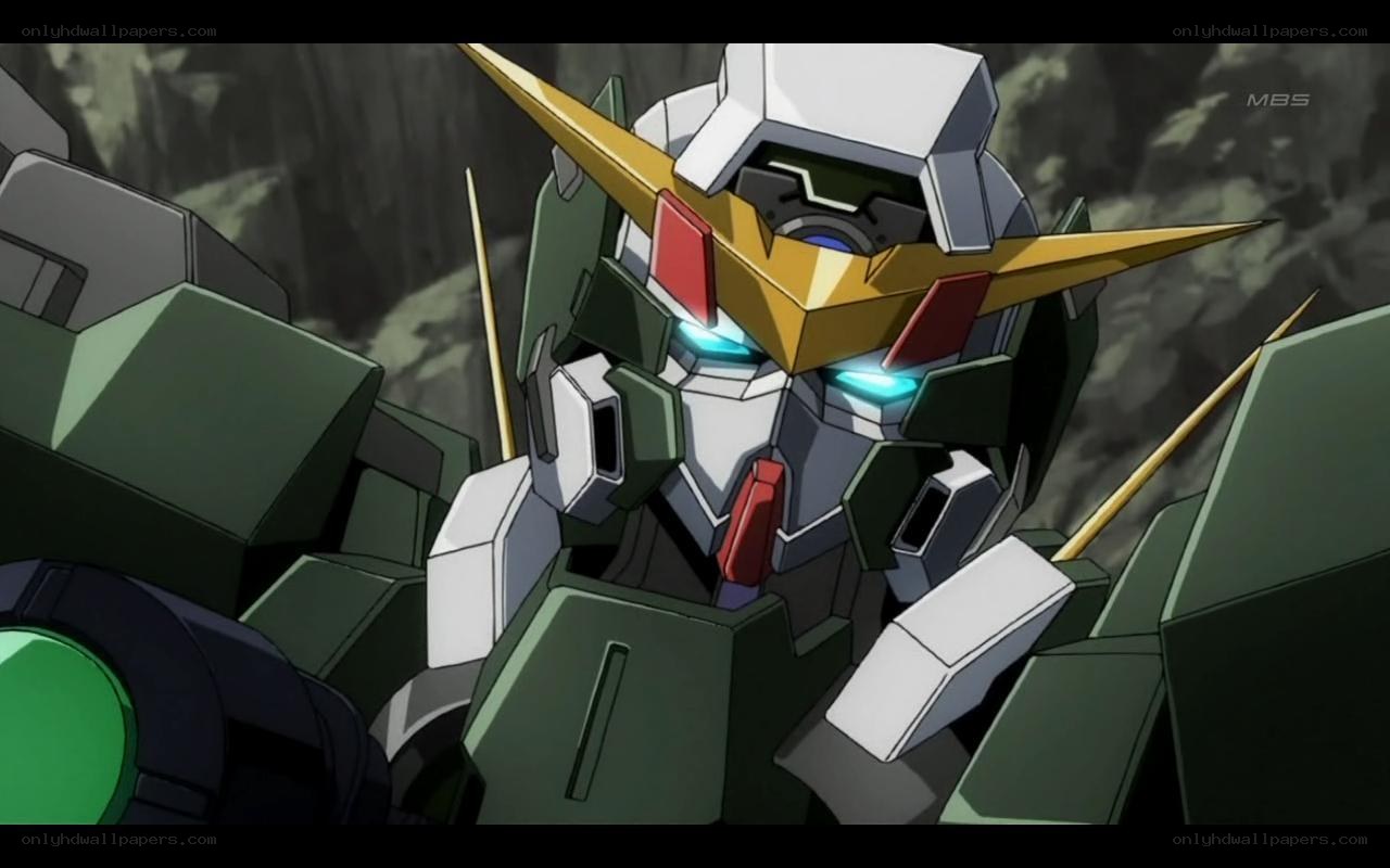 green and white mobile suit