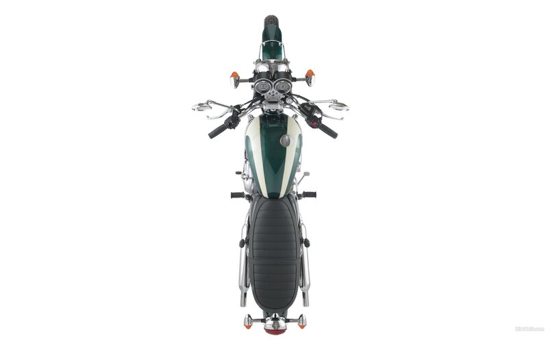 green and white motorcycle