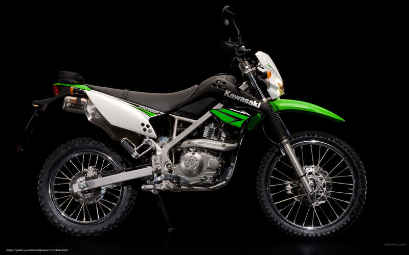 Green and White Motorcycle — Dramatic