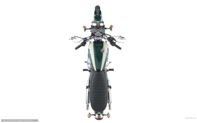 Green and White Motorcycle — Neutral