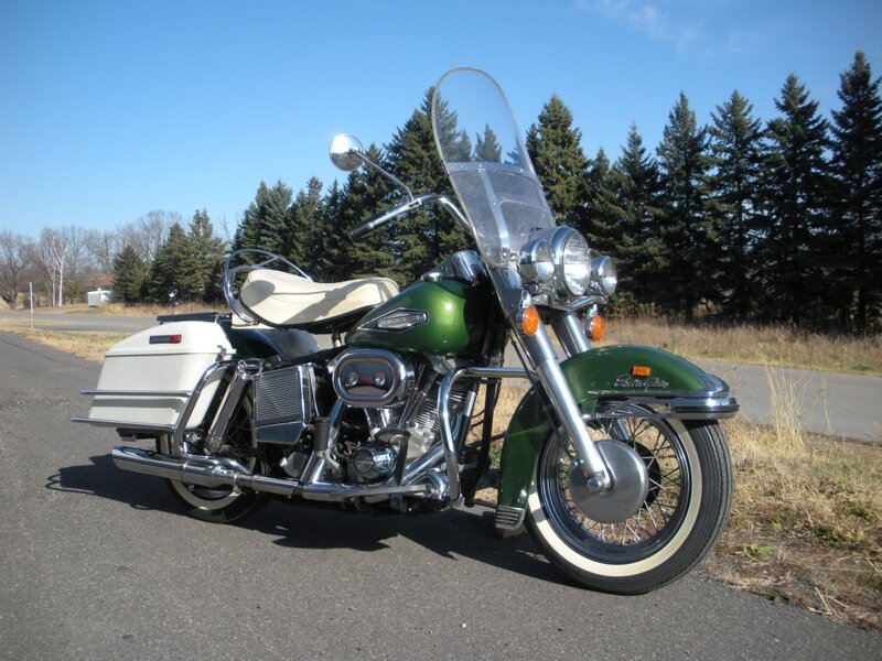 Green and White Motorcycle — Serene, Afternoon