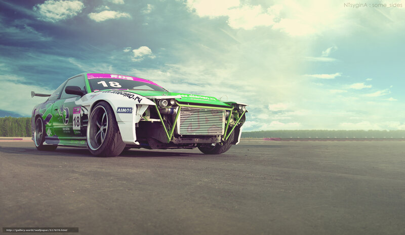 Green and White Race Car — Dramatic, Afternoon